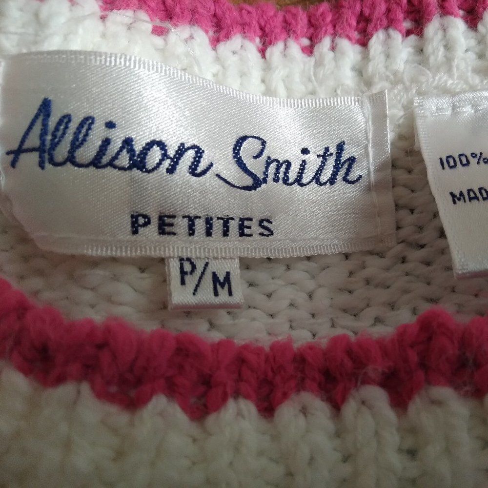 VTG Allison Smith Color Block Sailboat Sweater - Picture 4 of 6
